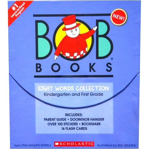 By Lynn Maslen Kertell (Author) BOB Books SIGHT WORDS COLLECTION Book Box Set [Kindergarten & First Grade]