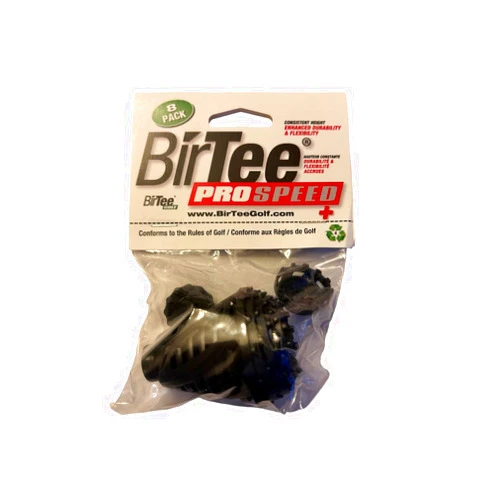 BirTee Golf Tees - PRO Speed Plus with Flexibility & Durability - 8 Pack. Indoor Golf Tees/Golf Simulator Tees/Winter Plastic Golf Tees