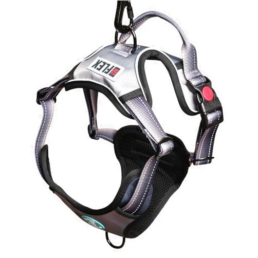 NEO FLEX NeoFlex Dog Harness for Large Dogs - No Pull, Adjustable Harness with Handle - Ideal for Medium and Large Sized Dogs, All Breeds, Durable & Comfortable Dog Walking Vest - Grey - LG