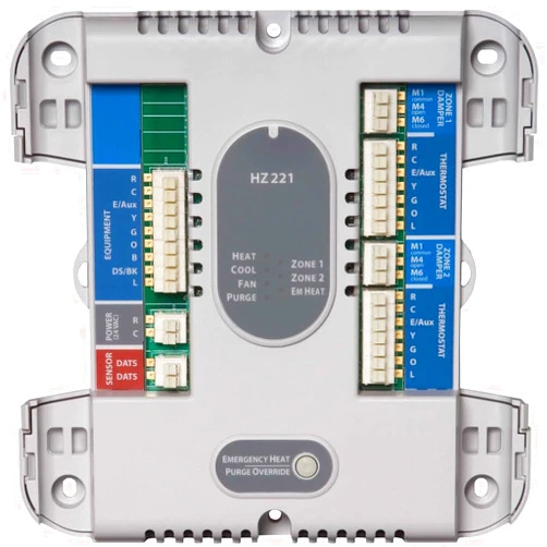 Honeywell HZ221 True Zone Control Panel, Controls 2 Zone System