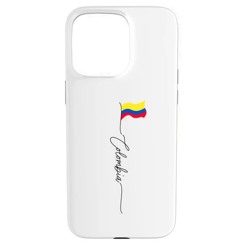 Colombia Flag Gifts for Colombian Patriots Abroad iPhone 15 Pro Max Colombia, flag of Colombia, patriotic Colombian flag Case