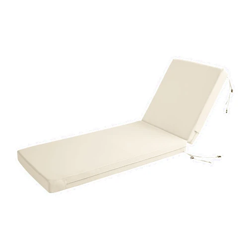 Codi Lounge Chair Cushion, Outdoor Chaise Cushions for Pool, Double Waterproof Fabric, 70 x 22.5 x 3.5 Inch Beige