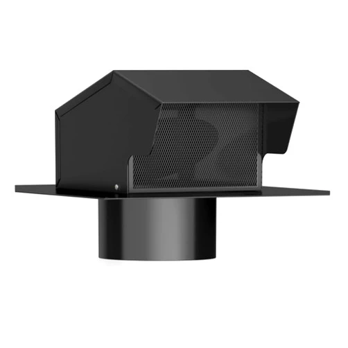 Athradies Removable Roof Vents, 8 Inch Roof Dryer Vent for Houses, Stainless Steel Exhaust Roof Vent Cap for Ventilation System Black