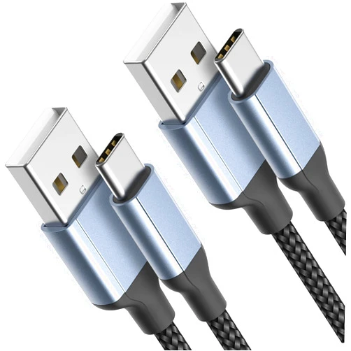 Sailift 6ft USB A to USB C Cable for iPhone, 2Pack 3A Fast Charging USB to C Cable Braided Long Apple USB to USBC Cable Compatible with iPhone 16/15 Series,Samsung Galaxy S24 S23,iPad Pro Air,MacBook Pro Air