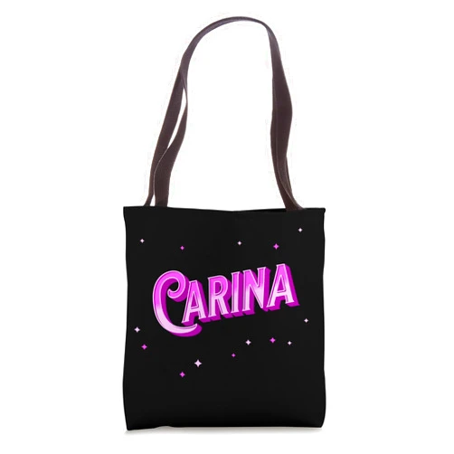 Carina Name Mädchen und Frauen Carina Name Personalised Tote Bag