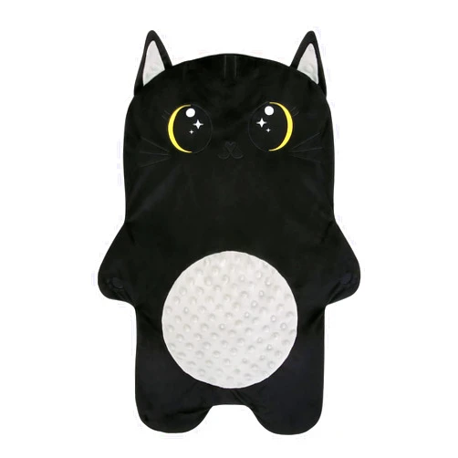PEACE PETS Weighted Lap Pad Animal for Kids - 5 lbs or Custom Weight up to 20lbs - 23.5x16in - Washable Weighted Lap Blanket for Kids Adults School Sleep Pal Cat - Empty