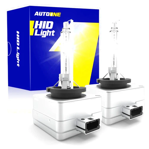 AUTOONE 2024 Upgraded D3S D3R HID Headlight Bulb, 300% Brighter Lightness, 6000K White 66340 42403 42302 35W Xenon Headlight Bulbs, Super Bright D3S HID Bulbs Original Replacement, Easy installation