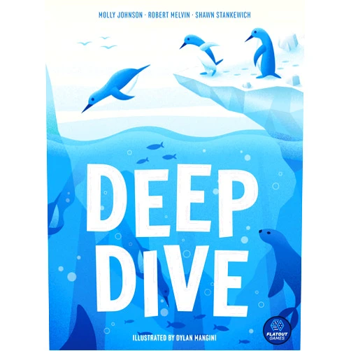Generic Deep Dive Board Game Kickstarter Deluxe Edition with promos by FlatOut Games
