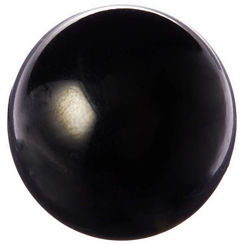 DimcoGray Black Phenolic Ball Knob Female, Brass Insert: 5/16-18