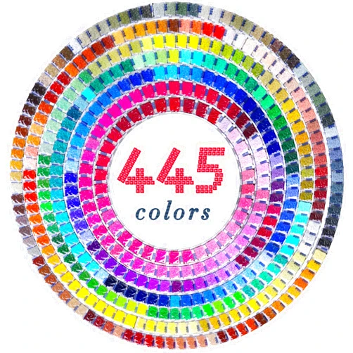ARTDOT Diamonds for 5D Diamond Painting Accessories, 445000 Pieces 445 Colors Square Drills Diamond Art Kit for Adults Gem Art Nails Crafts (1000pcs per Bag)