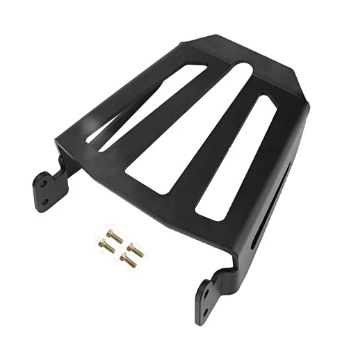 Aramox Rear Luggage Rack, Iron Motorcycle Rear Luggage Rack Fit for Yamaha Bolt XVS950 2017Black