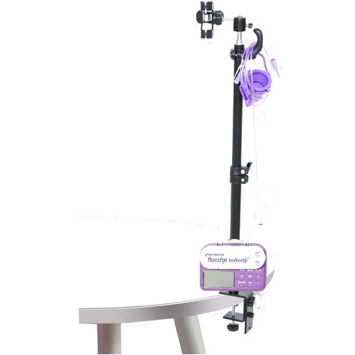 Hicoolmam Nutricia Flocare Infinity Enteral Feeding Pump Stand with Adjustable Pole Mount, Medical Equipment Holder, Black