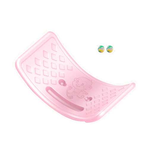 Plplaaoo Rocker Board Balancing Training,Balance Board, Plastic Balance Seesaw Board with Elastic Ball, Improves Motor Skills and Build Core Strength, for Kids Toddlers Teens Balance Training, Balance boa