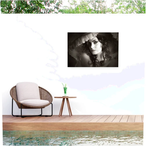 Trademark Fine Art Outdoor Canvas Art - Adela Lia 'Sanziana' Wall Art for Outdoor Spaces, Patios, or Gardens