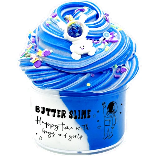 Taleforpee Scented Two-Color DIY Butter Slime kit,Super Soft and Non-Sticky,Kids Party Favors Slime Toys.(10oz 300ML)