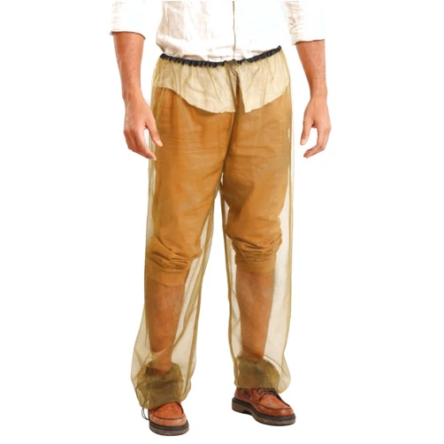 Tough Outdoors Mosquito Pants - Net Bug Mesh Pants for Outdoor Protection from Bugs, Flies, Gnats, No-See-Ums & Midges - For Men & Women - w/Free Carry Pouch Small to Medium - Pants Only