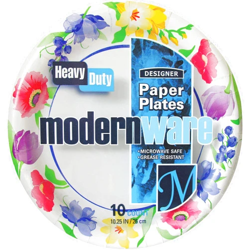 AJM Packaging Modern ware 10-1/4 Paper Plate - Smart Savers
