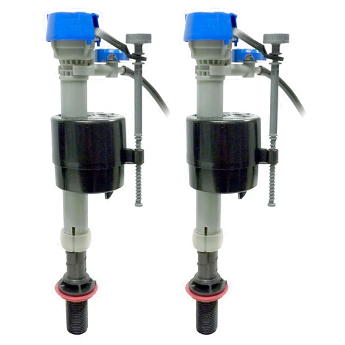 Fluidmaster 400H-5003 Performax Universal Toilet Fill Valve with Tank and Bowl Water Control 2-Pack, Blue