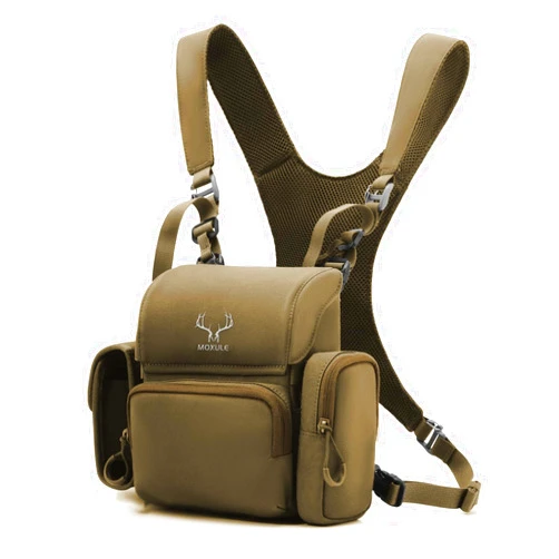MOXULE Binocular Harness Chest Pack: Bino Case with Rangefinder Pocket