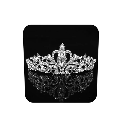 COCIDE Tiara Crystal Crowns Princess Rhinestone Crown with Combs Bride Headbands Bridal Wedding Prom Birthday Party Hair Accessories Jewelry for Women Girls (Silver)