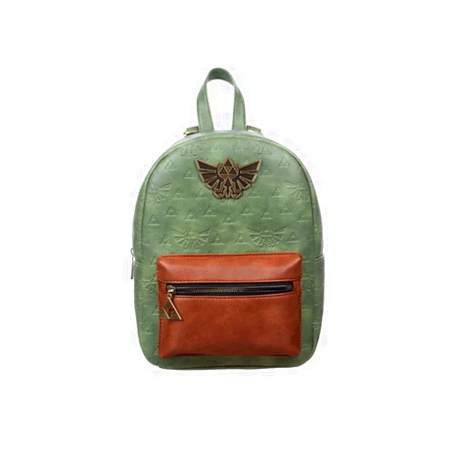 Bioworld Zelda Video Game Green and Brown Mini Backpack Accessory