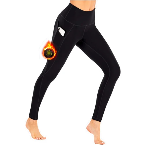 Ewedoos Fleece Lined Leggings with Pockets for Women Thermal Warm Winter Leggings for Women High Waisted Workout Yoga Pants