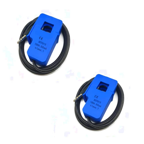 SYUAB 2Pcs SCT013000 Split Core Current Transformer SCT-013-000 Non-invasive AC Current Sensor 100A/50mA (SYKHSCGQ)