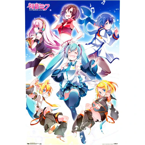 Trends International Hatsune Miku - Group Wall Poster, 22.375