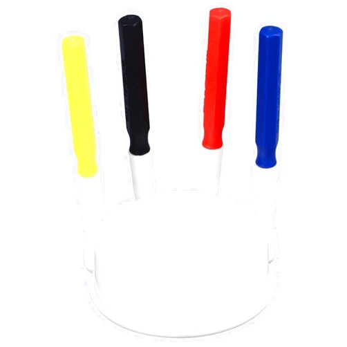 Yosoo Watch Oiler Set, 3 Recesses, 4 Tips, Professional Tool for Watchmakers and Repair Workers, Plastic Material, Watch Oiler and Cup Set with Different Sizes, Convenient Oil Holding