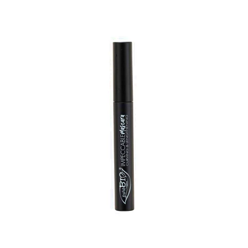 PuroBIO Certified Organic Impeccabile Mascara - Restructuring Blue Mascara. Super-Curling, Lifting and Lengthening With Bamboo Extract, Kaolin, Rhamnose, Rhodiola Rosea and Vitamin E. Sensitive Eyes.