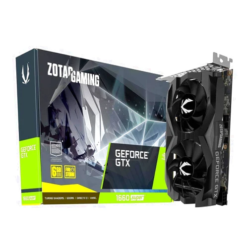 ZOTAC GeForce GTX 1660 Super 6GB GDDR6 192-bit Gaming Graphics Card, Super Compact, ZT-T16620F-10L