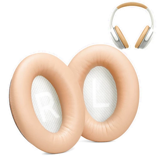 AHG Accessory House Global AHG Premium SoundLink AE2 Ear Pads Cushions Compatible with Bose SoundLink AE2 / Bose SoundLink Around Ear ii Wireless Headphones (Beige). Premium Protein Leather | Extra Thick Soft High-Density Foam