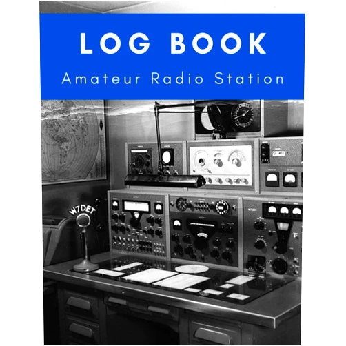 Amateur Radio Publishing Amateur Radio Station Log Book: Ham Radio Quick Reference Guide included / 1300 contacts / Handy format Letter 8.5 x 11 in