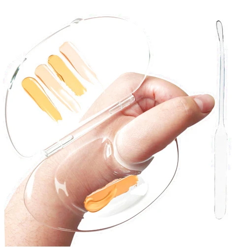 Getpuchra Makeup Mixing Palette Can Store Liquid Foundation, Hold Acrylic Palette, Art Nail Palette, Pigment Transparent Makeup Palette For Foundation Make-up