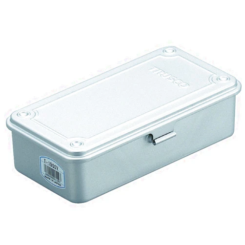 TRUSCO T-190SV Trunk Tool Box, 80.9 x 4.0 x 2.0 inches (203 x 109 x 56 cm), Silver