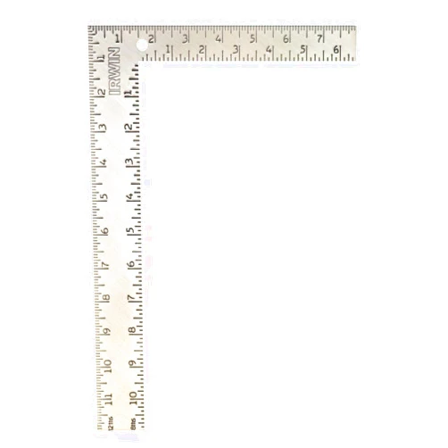 IRWIN Tools Carpenter Square, Steel, 8-Inch by 12-Inch (1794462), Silver