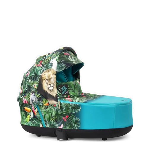 CYBEX We The Best by DJ Khaled PRIAM Lux Carry Cot, Portable Travel Bassinet with XXL Sun Canopy