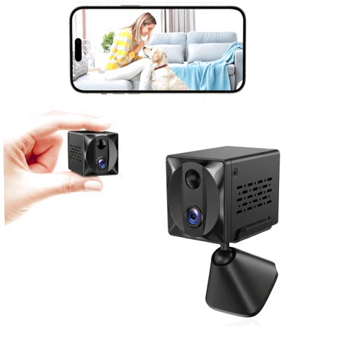 ZTTAOLII 5G WiFi Hidden Spy Camera 4K HD Mini Camera Indoor Security Cam,SD Card Storage & App Control, Night Vision, Wireless Mini Cameras for Home/Baby/Pet
