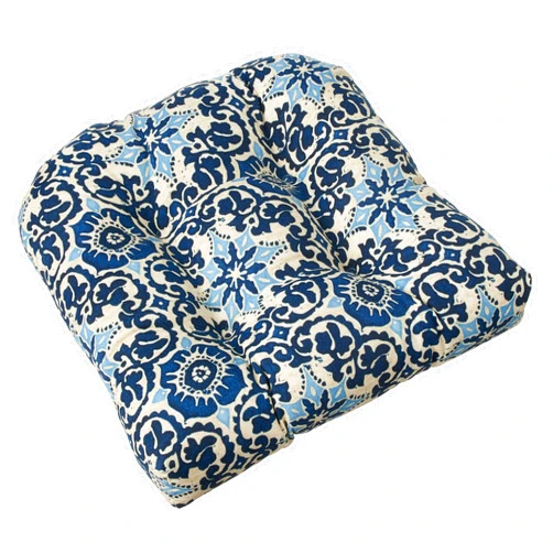Pillow Perfect Outdoor/Indoor Tufted Seat Cushions (Round Back), 19
