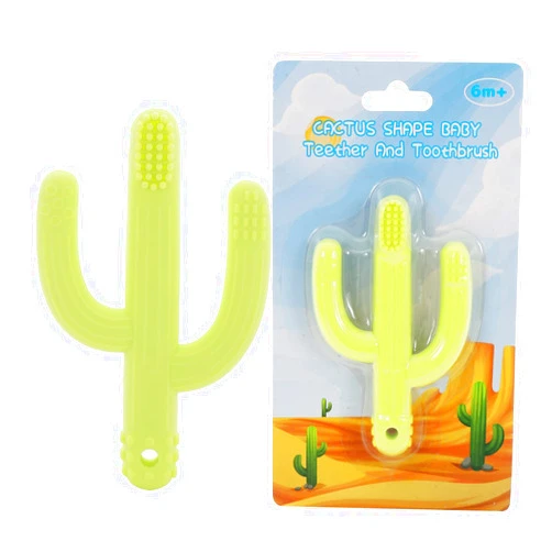 XGYLVFEI Baby Teething Toys Toothbrush | Self-Soothing Pain Relief Soft Silicone Teether Training Toothbrush for Babies, Toddlers, Infants, Boy and Girl | Natural Organic BPA Free | 6+ Months
