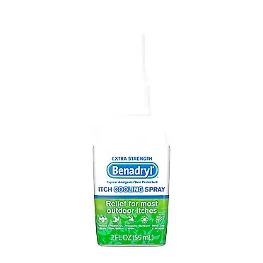 Benadryl Itch Relief Spray for Extra Strength, 2 Count