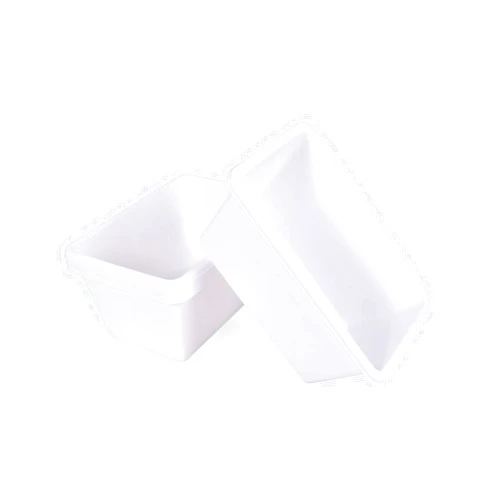 UNiPLAY Small Stackable Storage Bins for Closet Organizers, Food Organizer Bins, Pantry Storage and Toy Storage Organizer, White (4-Pack)