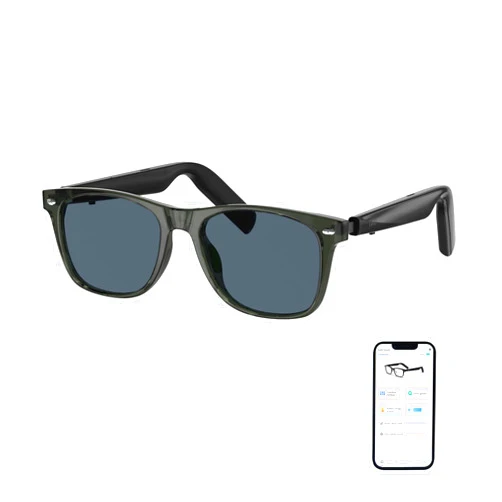 GetD Bluetooth Sunglasses for Men/Women, AI Translator Powered by GPT, 11H Battery, Polarized UV Protection, Smart Eyewear