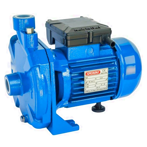 Speroni CM 22 110220 1PH 60HZ Single Impeller Centrifugal Pump, Single-phase, 0.5HP / 0.37kW Nominal Power, 0.65kW Absorbed Power, 1