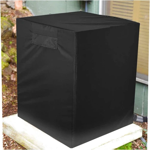 Aozzy Central Air Conditioner Covers for Outside Units Heavy Duty Ac Cover for Outdoor Unit Square Winter Withstand The Rain and Snow, Or Nuts Fit Up to 34x34x30 inchs