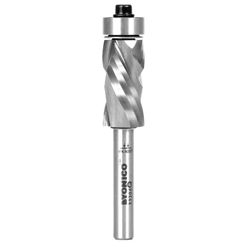Yonico Flush Trim Router Bits Pattern Bit Compression Ultra-Performance Bottom Bearing 1/4-Inch Shank 33206q
