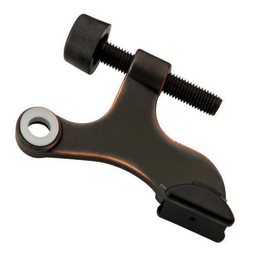 National Hardware N830-565 Hinge Pin Door Stopper, Oil Rubbed Bronze Finish with Black Tip, 5 Pieces