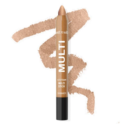 wet n wild Color Icon Cream Eyeliner Eyeshadow Multi-Stick, Moisturizing, Nourishing Velvety Cream-to-Powder Buildable & Blendable Formula, Cruelty-Free & Vegan - Champagne Room