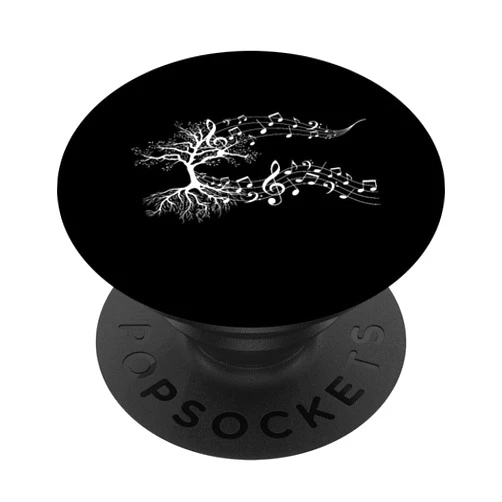 Musical Instruments Tees & Gifts Treble Clef Tree Music Notes Musician Gift Idea Music PopSockets PopGrip: Swappable Grip for Phones & Tablets
