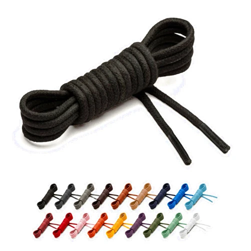 Benchmark Basics Benchmark Waxed Cotton Shoe Laces - 5/64